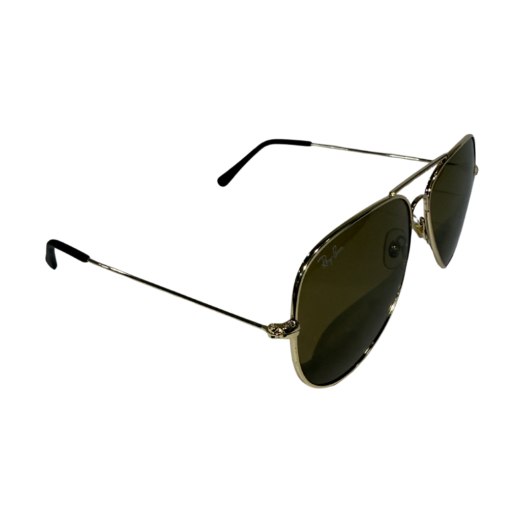 Gafas de sol 3026 KOVA - doradas - aviador - detalle del diseño