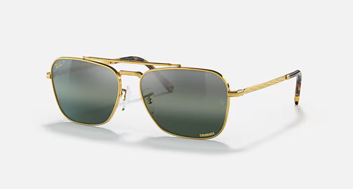 Gafas de sol 3483 KOVA - doradas - aviador - detalle del diseño