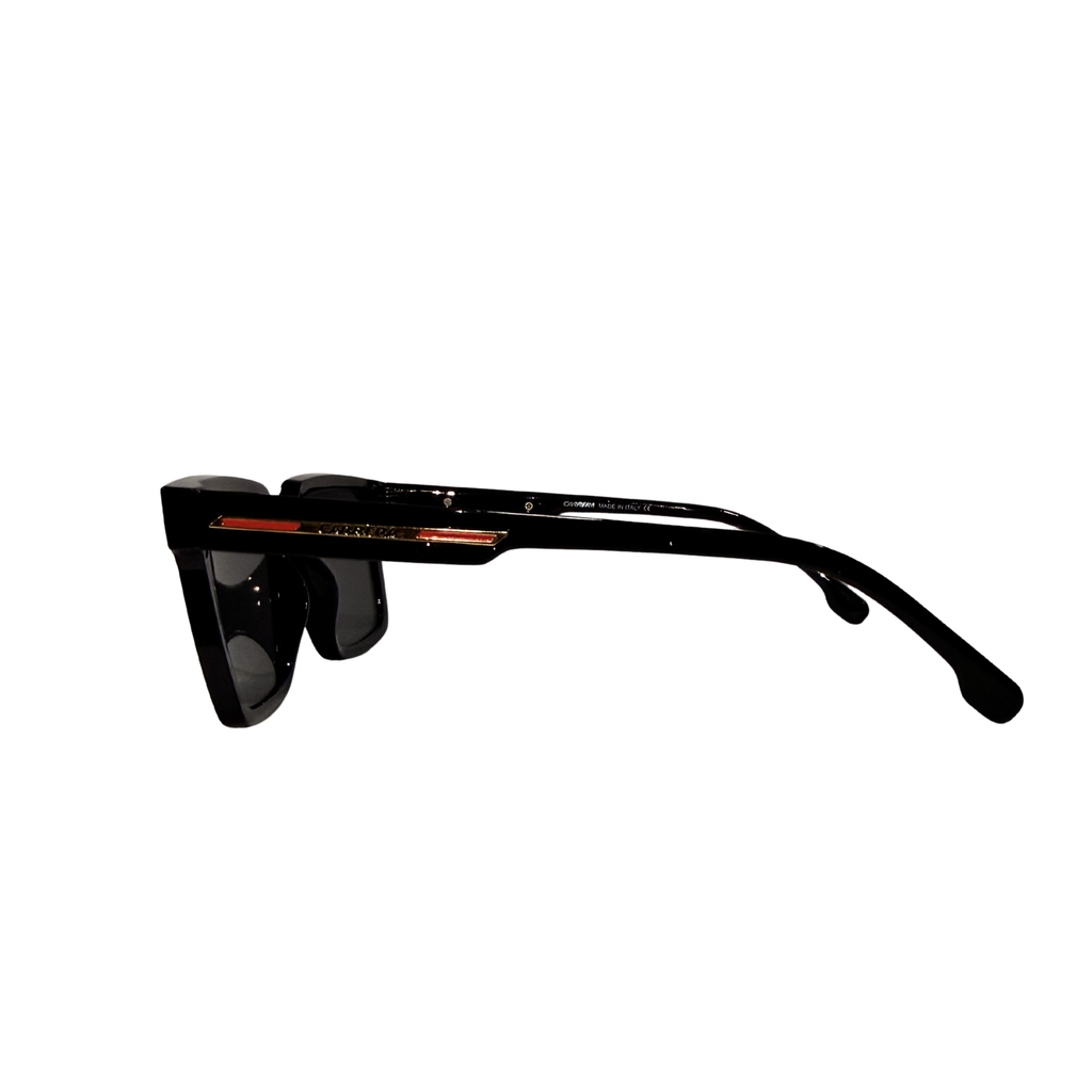 Gafas de sol CARRERA KOVA - negras - cuadradas - detalle del diseño