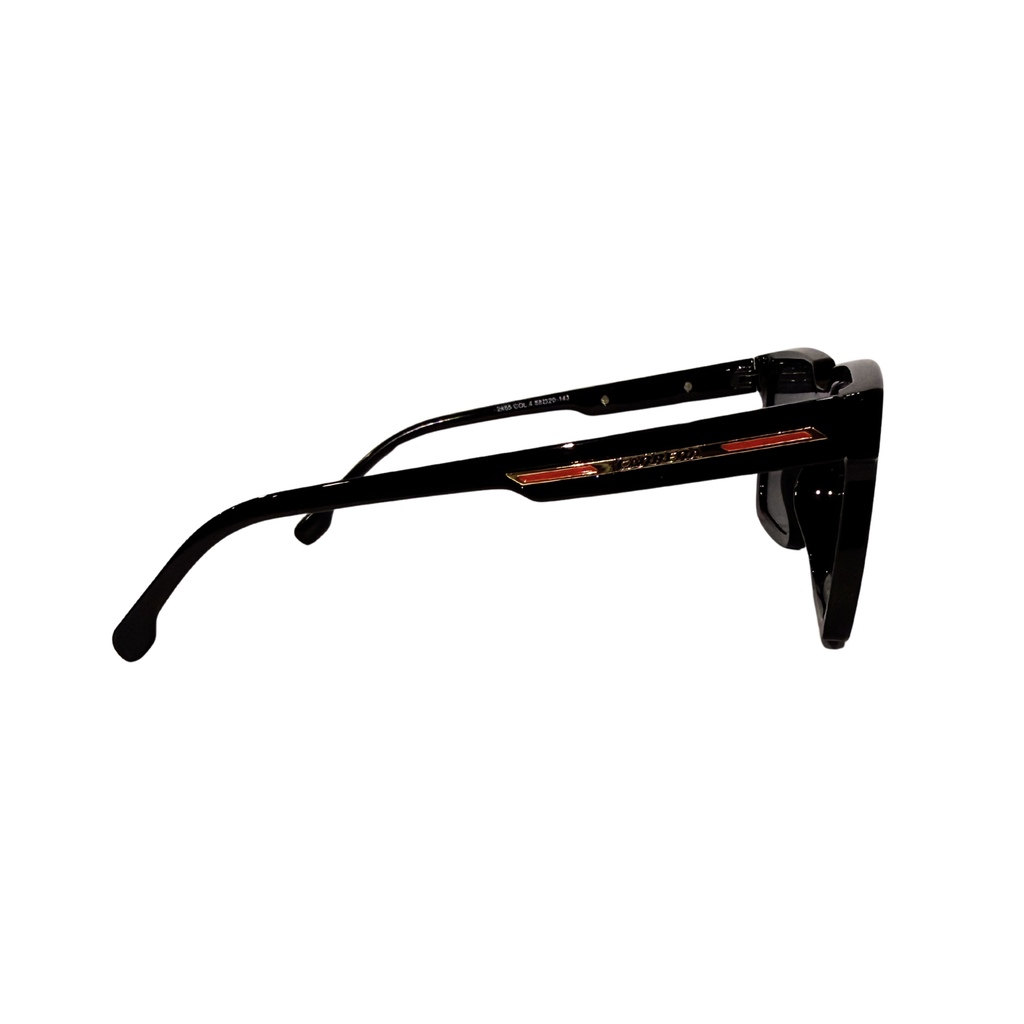 Gafas de sol CARRERA KOVA - negras - cuadradas - detalle del diseño